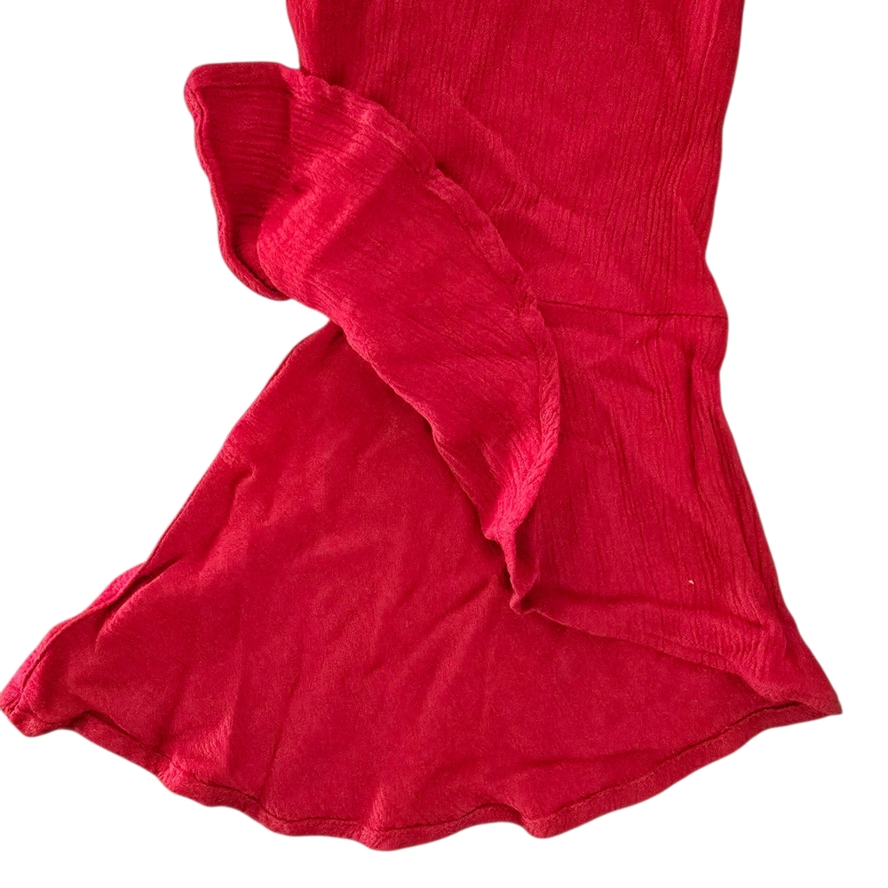 Express Women's Red Off-Shoulder Top - Picture 6 of 8